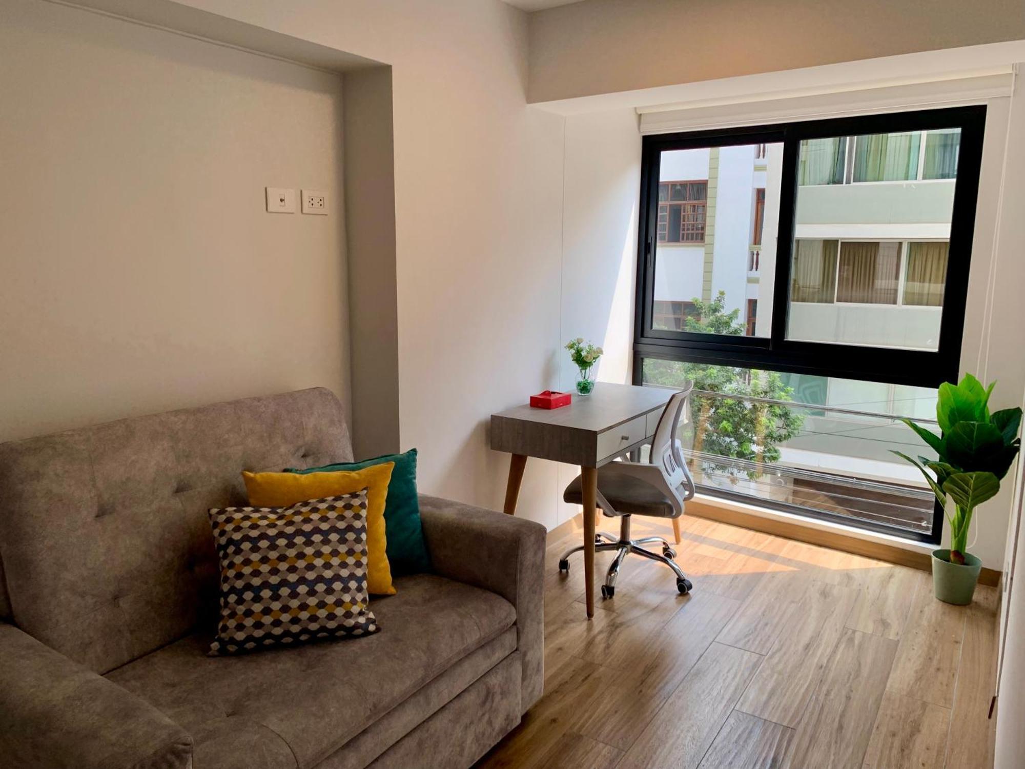 Apartamento En Miraflores Con Ac Lima Exterior foto